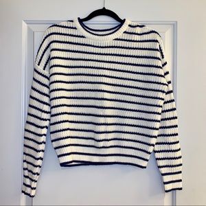 COPY - Navy Striped Sweater